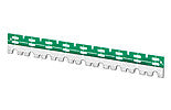 METZ CONNECT Querverbinder 10p gn steckb 110728 2A m.Berühr.schutz