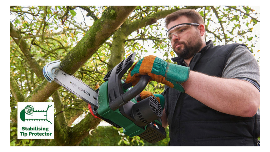 BOSCH-EW Akku-Kettensäge 18V 2,5Ah 20mm Home&Garden UniversalChain 18 13,5mm