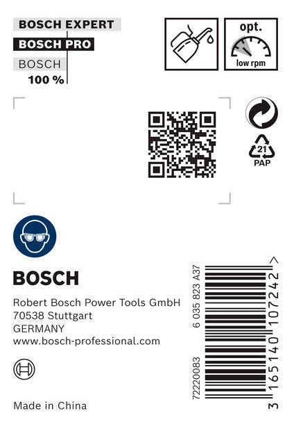 BOSCH-EW Universalbohrer 20,5mm 10/63mm 2608597509 zyl.Steckachse