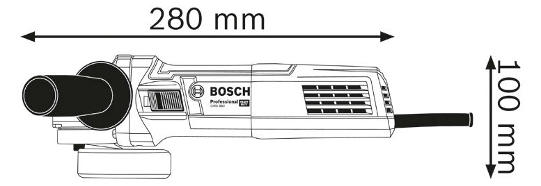BOSCH-EW Winkelschleifer 880W M14 230V Professional GWS 880 125mm 1,9kg