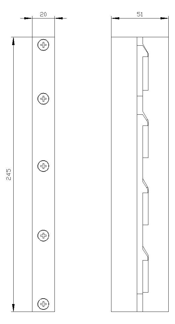 SIEMENS Sammelschienenträger 4p 630A 8GK9670-0KK00 60mm