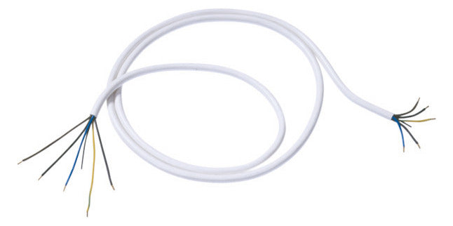 BACHMANN Herdanschlussleitung 1,5m 16A 116.280 5x1,5qmm ws IP20 Aderendh PVC