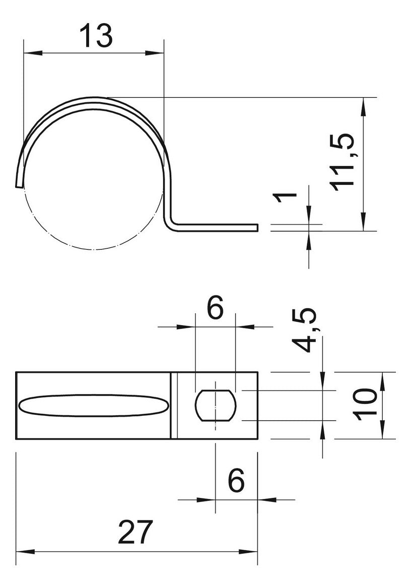 BETTERMANN Befestigungsschelle 1f 13mm 604 13 G einlappig ST hfr