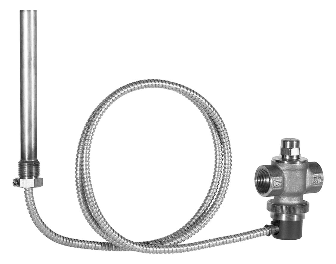 Therm Ablaufsicherung TS131 Messing 95 GradC, 1300mm, 3/4 ", A