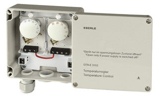 EBERLE Raumthermostat 230V 16A Wechsler DTR-E 3102 IP65 Bimetall