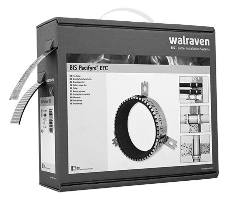 WALRAVEN Brandschutz Pacifyre EFC U/U in Spenderbox 10 m für unged./ged. Rohre