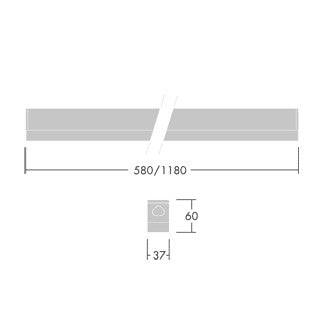 THORN LED-Lichtleiste 10W 4000K 1162lm EqualineMini EQUAMINI L580 LED1050-840 K