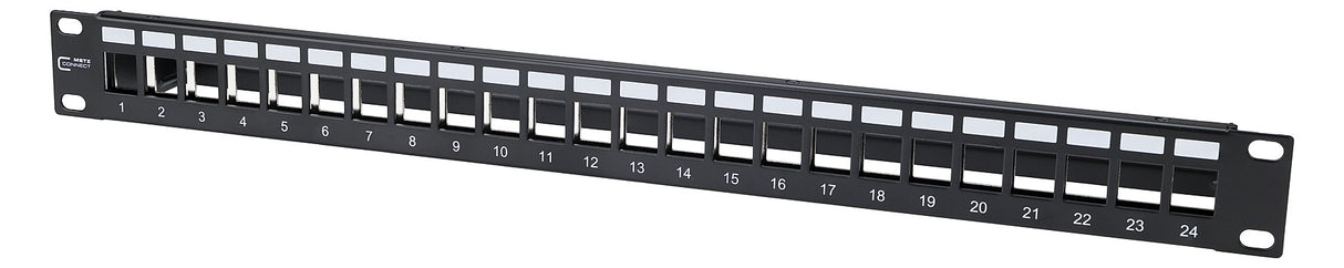 METZ CONNECT Modulträger 1HE 24Ports 130926-0029KE Schirm 44,45x482,6x90mm