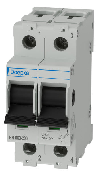 DOEPKE Lasttrennschalter 63A 2p IP20 RH 063-200 Einb