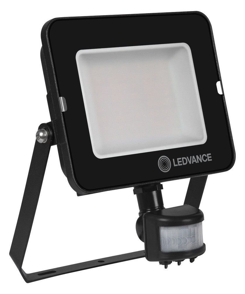 LEDVANCE LED-Anbaustrahler 50W Konv 1LED FL COMP SEN V 50W 830 SYM 100 BK sw ws