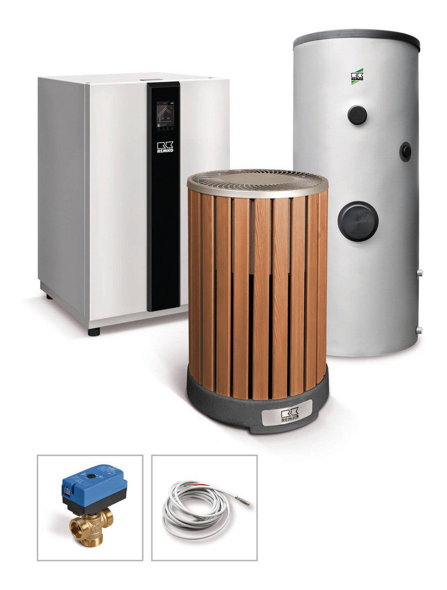 Remko Wärmepumpen-Paket Typ Mannheim HTS 260 + Zubehör, Designline CAMURA | 256554