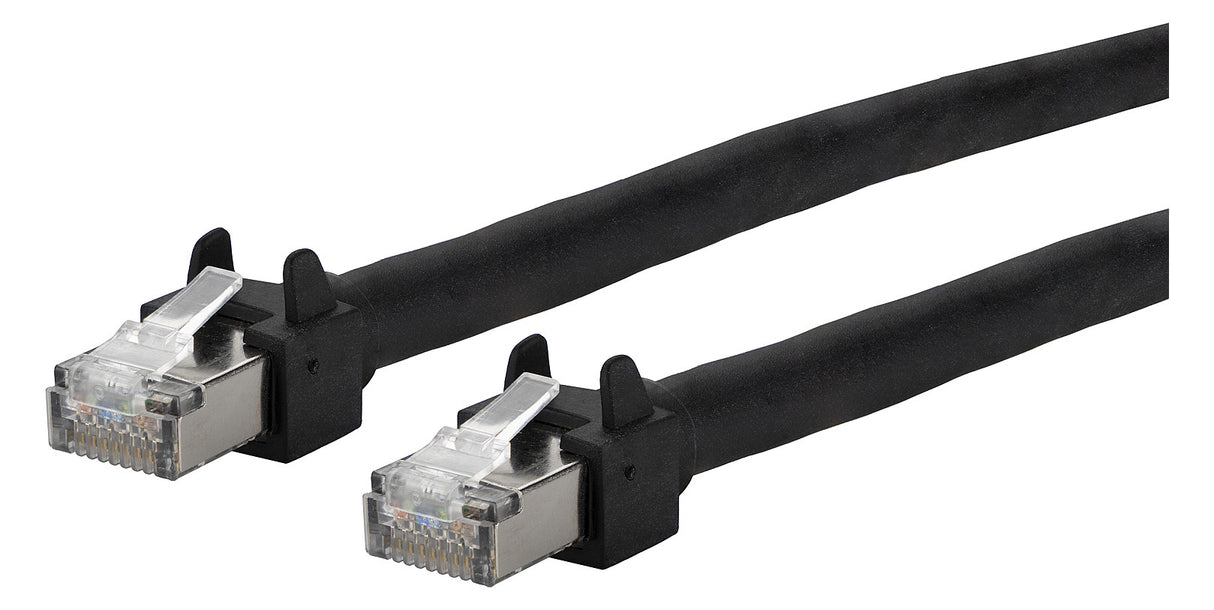 METZ CONNECT Patchkabel Cat5E 1m sw RJ45 13084F1000-E S/UTP 1:1