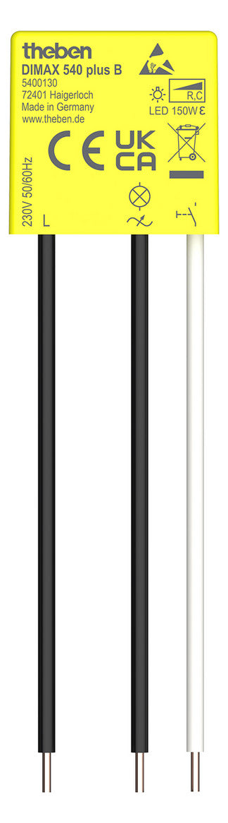 THEBEN Fernschaltdimmer ohmsch 0-150W UP DIMAX 540 plus B Lichtwertspeicher