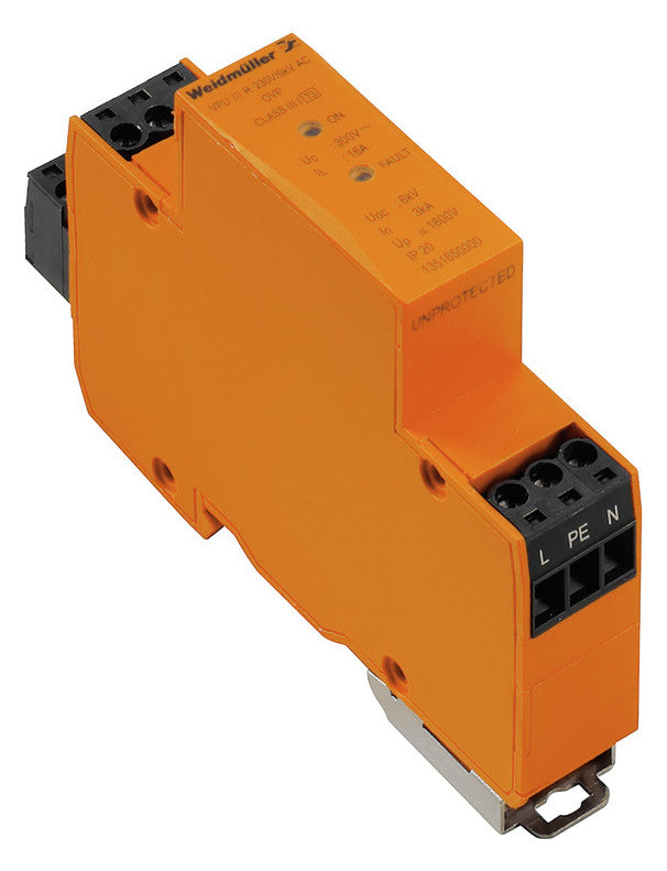 WEIDMÜLLER Blitzstromableiter TN TN-C TN-C-S TN-S 230VAC 1,8kV m.FMkont 1TE