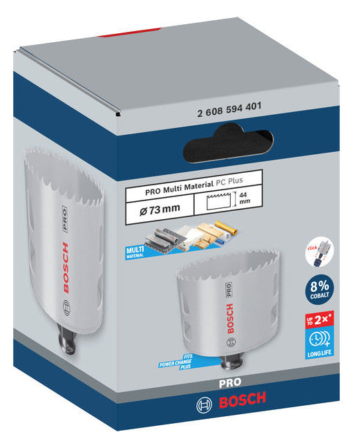 BOSCH-EW Lochsäge 73mm T44mm Sechskant LOCHSÄGE f.Gips Holz