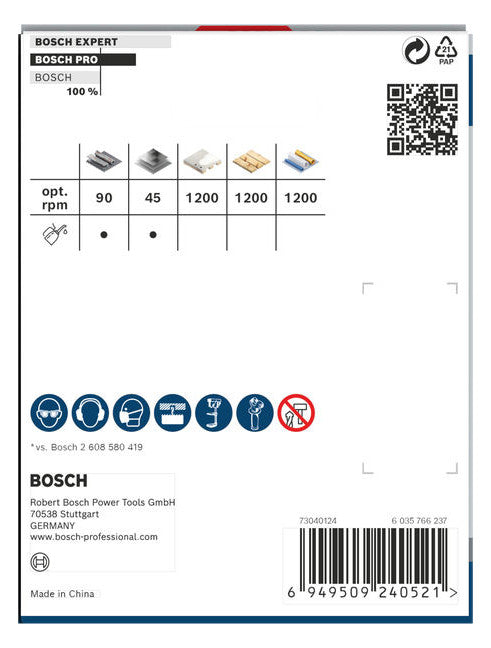 BOSCH-EW Lochsäge 95mm T44mm Sechskant LOCHSÄGE f.Gips Holz