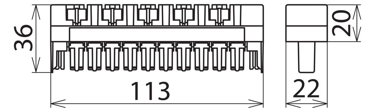 DEHN SE Blitzstromableiter 180VDC 127VAC DRL 10 B 180 450Va-e LSA-Plus 5kA 500V