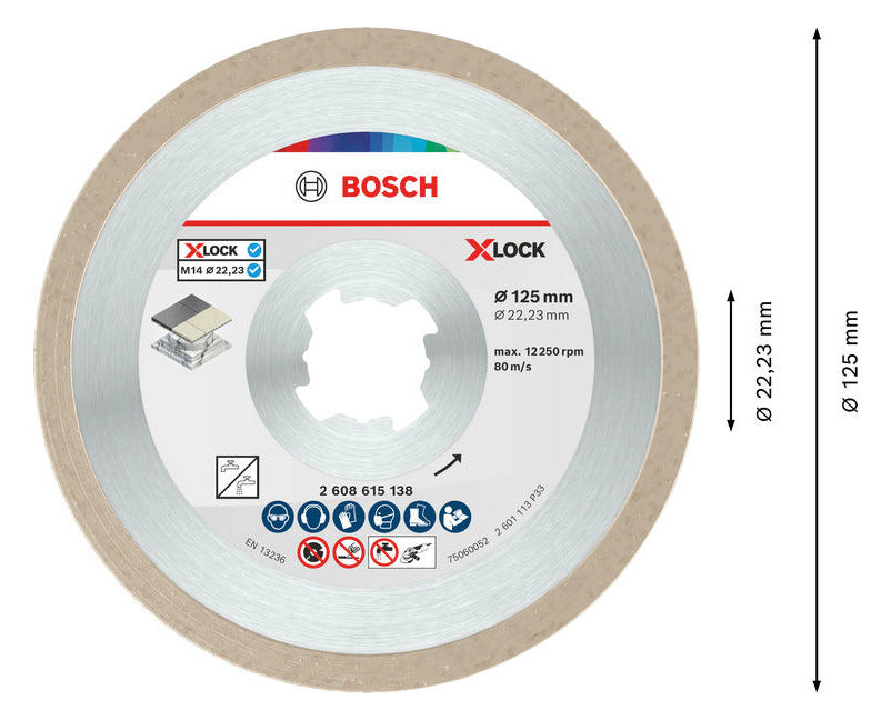 BOSCH-EW Diamant-Trennscheibe 125x7mm 2608615138