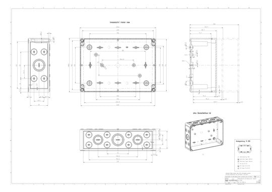 SPELSBERG Klemmenkasten Kst 254x180x90mm RKi 4/34-L AP AnbMögl IP66 hfr