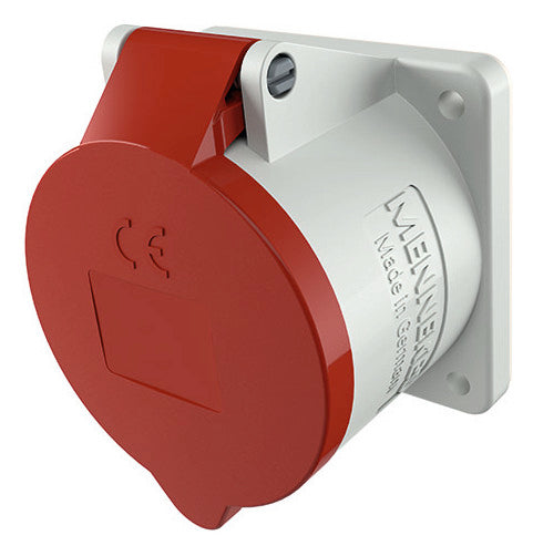 MENNEKES CEE-Anbausteckdose 5p 32A 6h 1276 400V/rt IP44 Schraubkl ger Kst