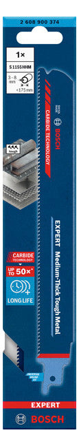 BOSCH-EW Säbelsägeblatt 225mm Edst Stahl RBE- 1ER S 1155 HHM Nichteisen-Metalle