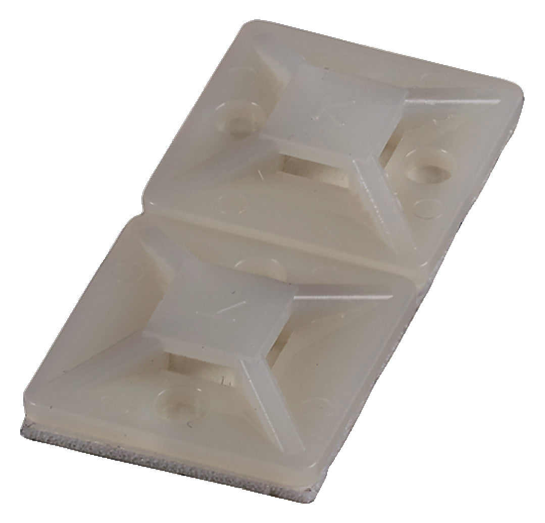 HAUPA Befestigungssockel Kst natur 3,6mm 262160 19x19mm kleb PA 3,6mm