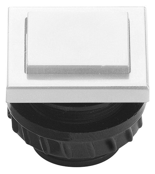 GROTHE Klingeltaster Kst ws/gr UP 13mm PROTACT 680 KS rechteck