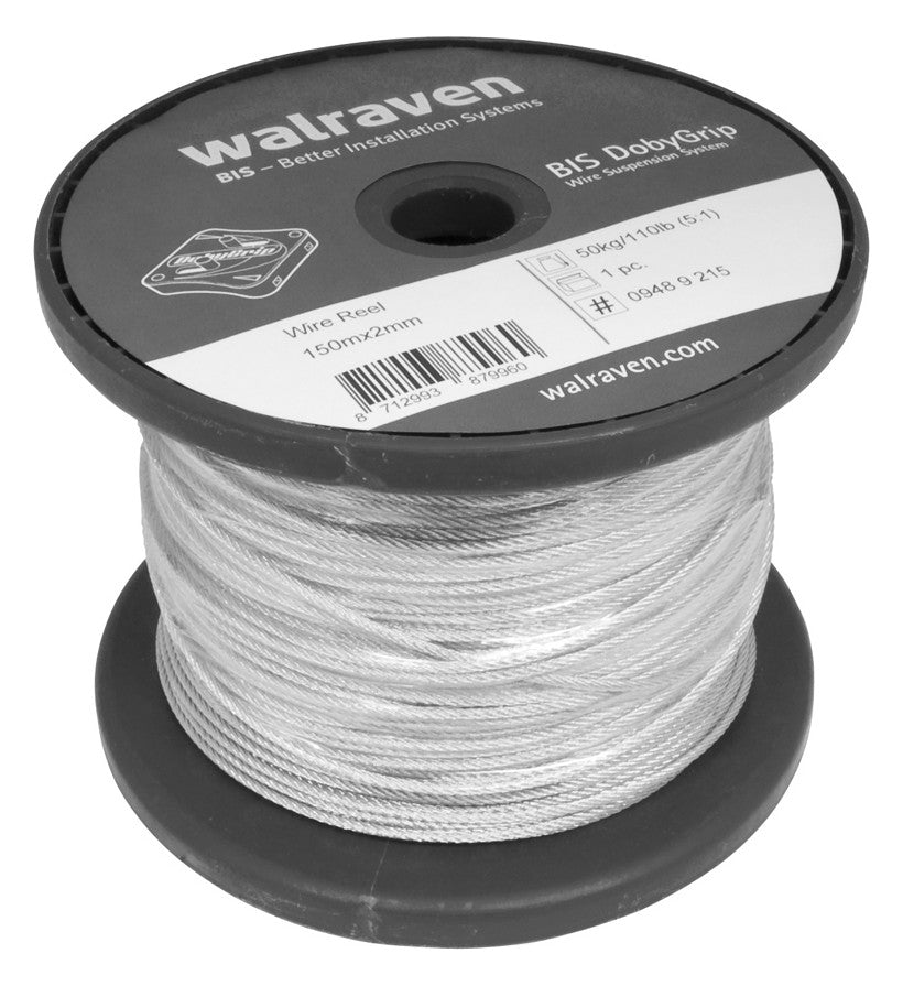 Walraven Drahtseilspule DobyGrip 1 mm elektrolytisch verzinkt - 150 m | 09489115