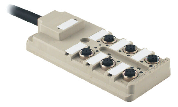 WEIDMÜLLER Verteiler Sensor/Aktor 5p 30V SAI-6-F 5P PUR 10M 6Steckpl M12