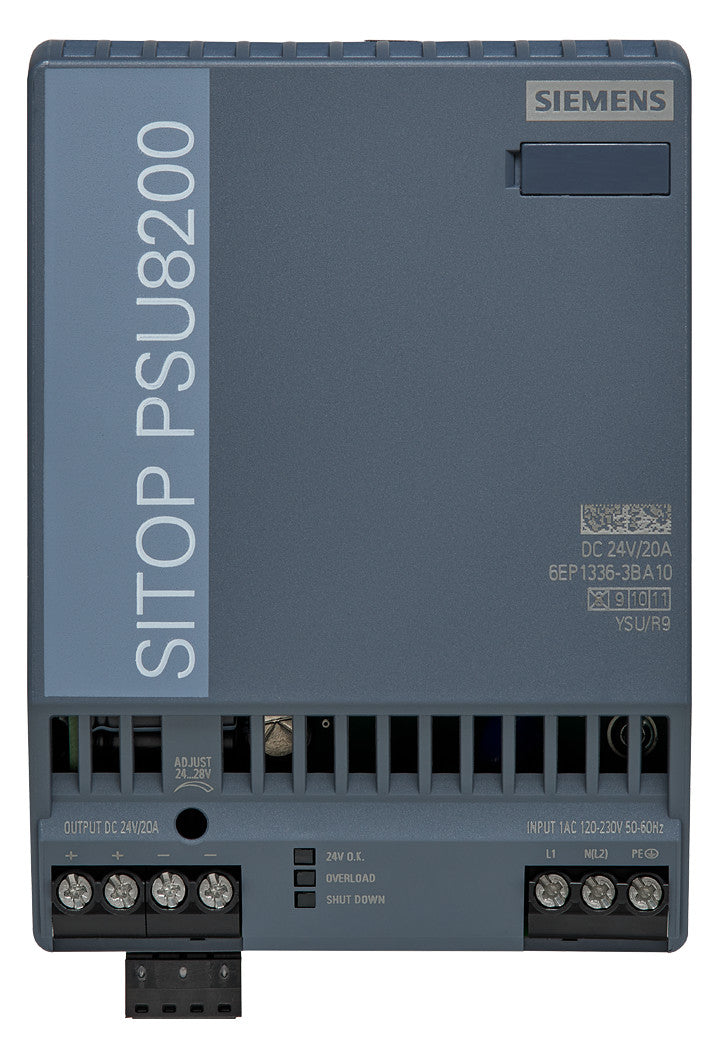 SIEMENS Gleichstromversorgung REG 480W SITOP 6EP1336-3BA10 22,2-26,4V 20A IP20