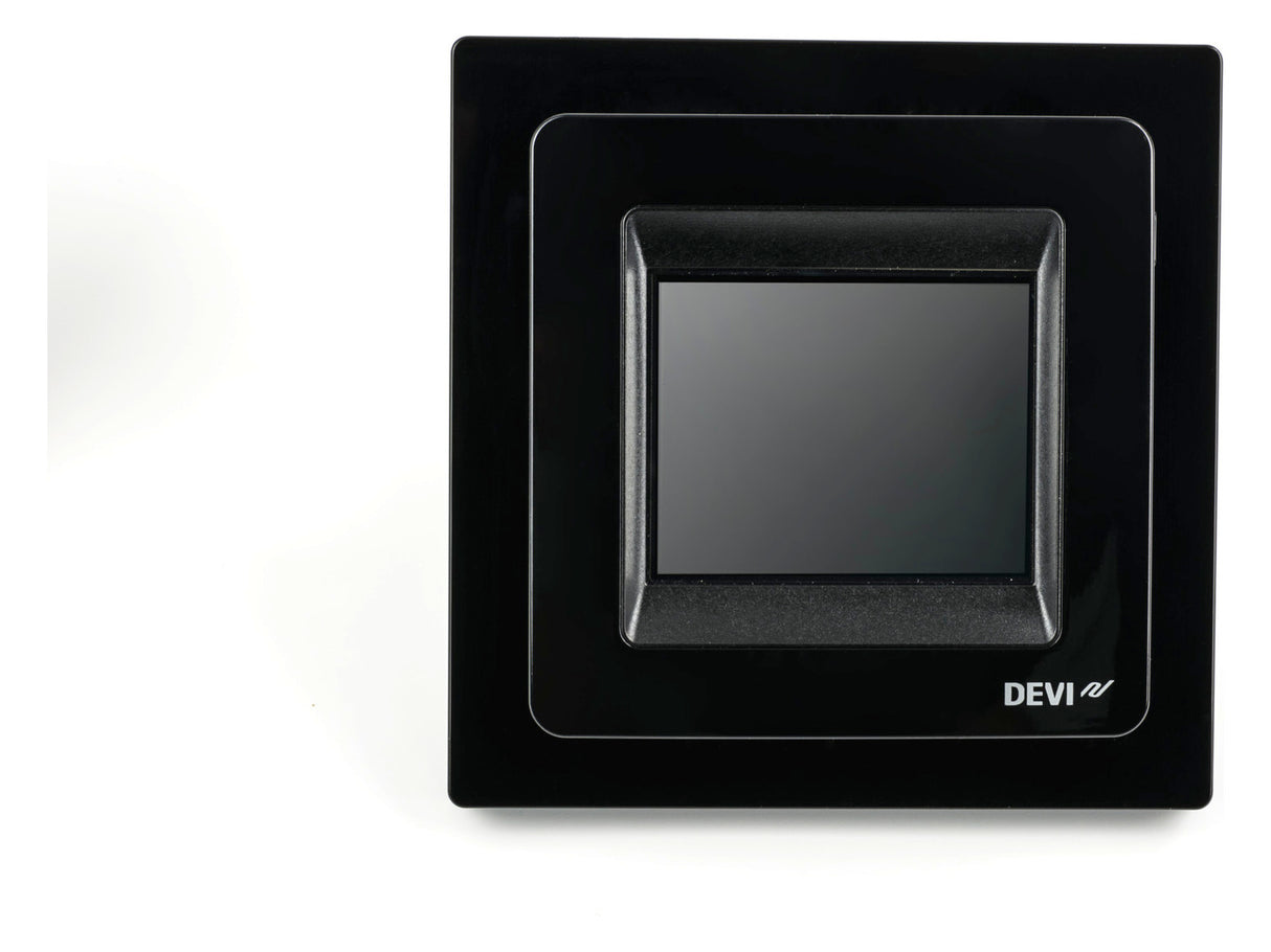 DEVI Raumthermostat 230V 16A IP21 DEVIreg Touch m.Display Sensor extern