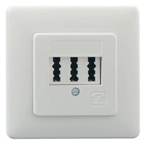 RUTENBECK Anschlussdose TAE_3x6NFN UP TAE 3x6 NFN Up rw rws RAL9010 Schraube