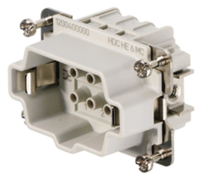 WEIDMÜLLER Kontakteinsatz Stift 6p Crimp HDC HE 6 MC 24A 500V 0,5-4qmm
