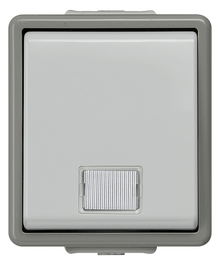 SIEMENS Kontroll-Wechselschalter glz AP DELTAfläche 5TA4710 IP44 1f