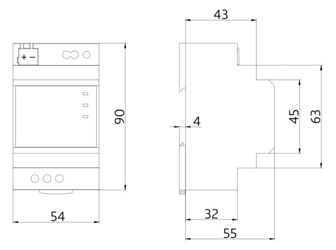 BEG Spannungsversorgung KNX REG 4TE PSN-230 / 640 / 30 / KNX REG 1300mA