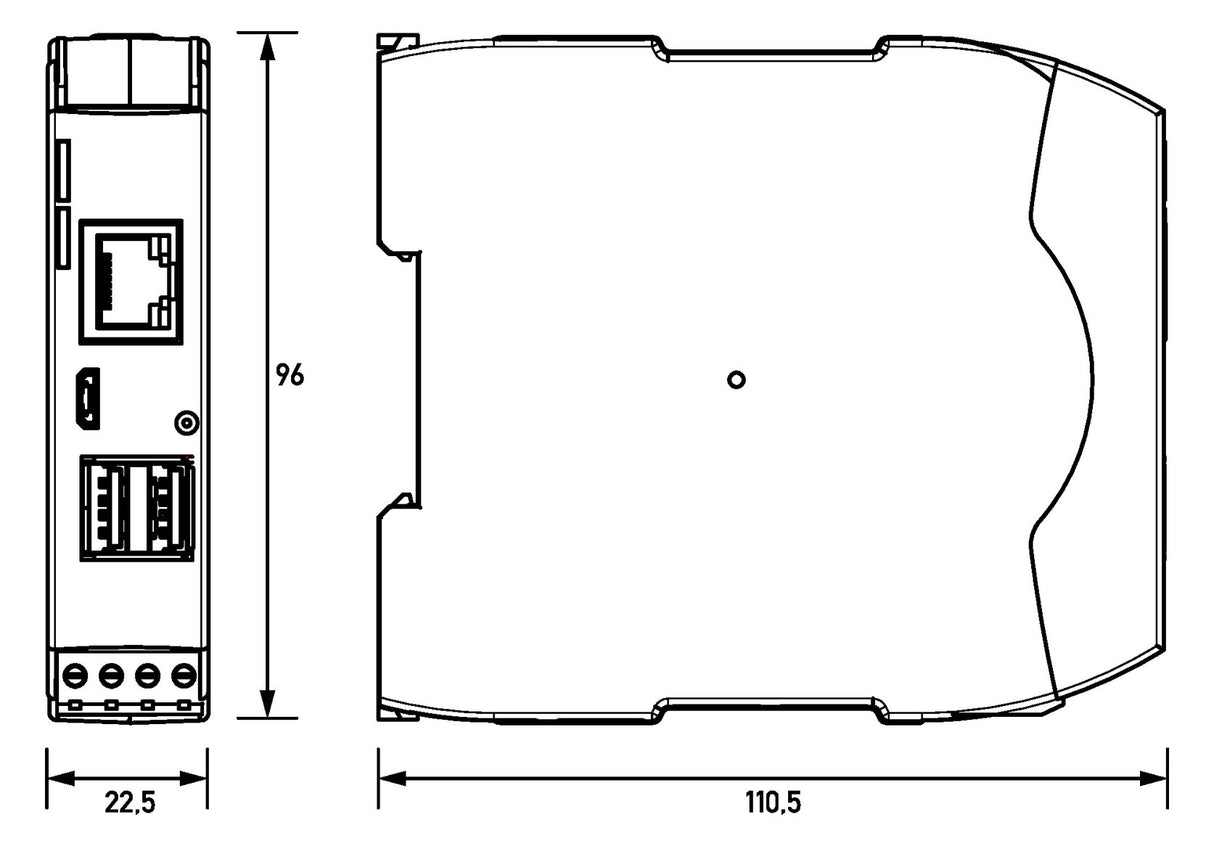 DOEPKE Kommunikations-Modul DC f.TCP/IP e.Guard-Gateway 10,2-28,8V