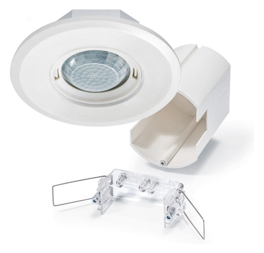 ESYLUX Bewegungsmelder 180-360° UP ws FLAT MD--E 360i/8 ROUND WHITE BWM IP40