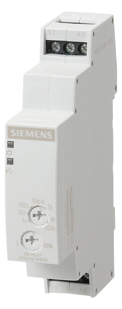 SIEMENS Zeitrelais 12-240V/AC 0.05s-100h 7PV1518-1AW30 ansprVerz