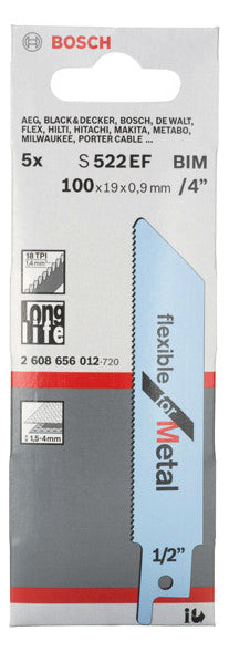 BOSCH-EW Säbelsägeblatt 100mm Stahl 2608656012