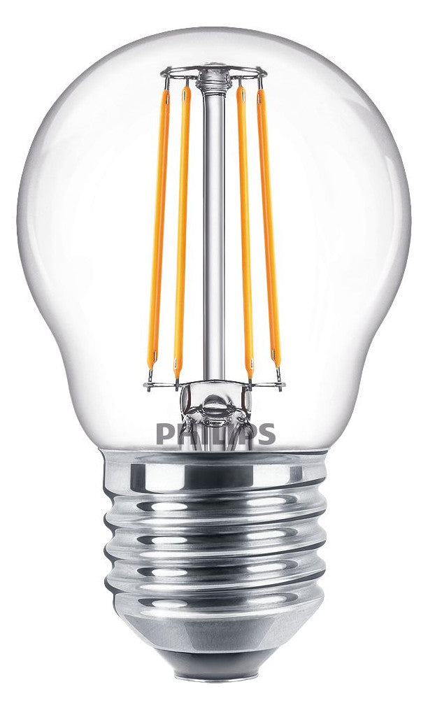 PHILIPS-LM LED-Kugellampe FM E27 P45 ws CorePro LEDLusterND4.3-40W E27 827P 4,3W