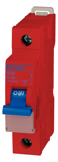 DOEPKE Leitungsschutzschalter UC B 16A DLS 6I B16-1 RT 6kA 1p 400V 16,67-60Hz