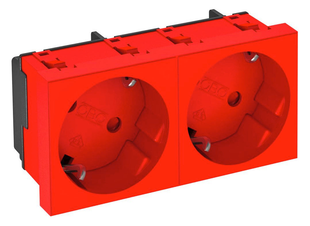 BETTERMANN Steckdose 2f sig-rt mt GEB-K STD-D3S SRO2 m.BS IP20