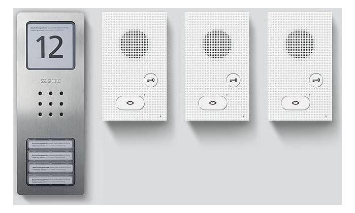 SIEDLE Türsprech-Set Bus 3xTeiln AP/AP SET CAB 850-3 E/W edst sigws 1LS