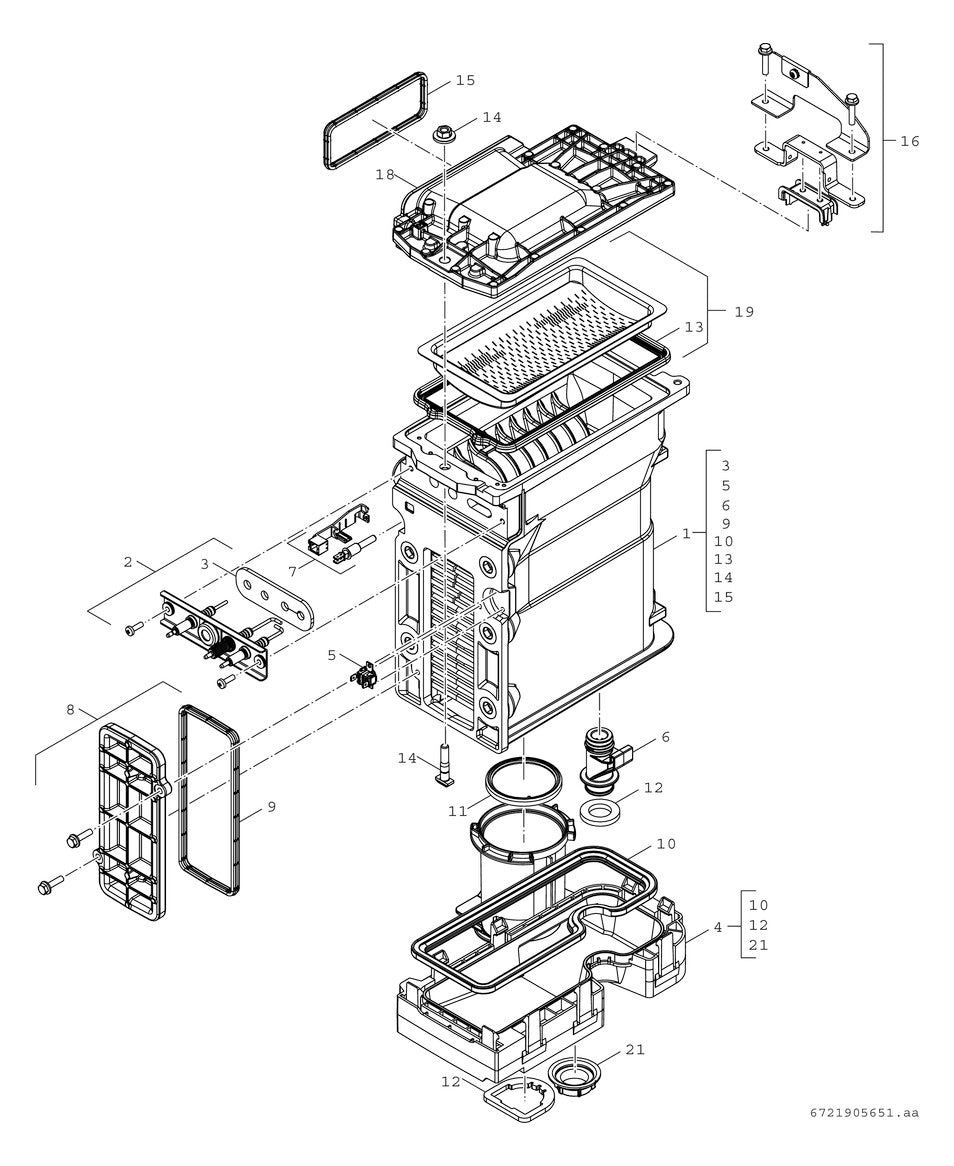 Bosch Hybridsystem, wandhängend CSH5800iG 15 P 23, mit Touch-Bedienfeld | 7738101104