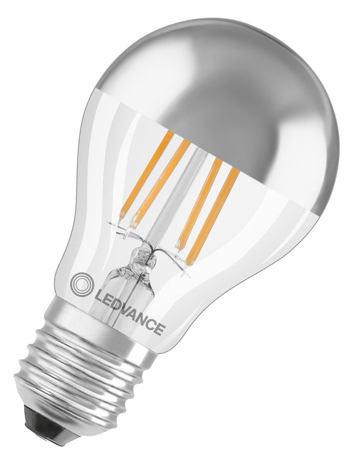 LEDVANCE LED-Lampe FM E27 6,5W 2700K ws LED Classic A 50 Fil Mirror P 6.5W 650lm