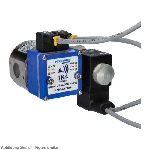 Ölniveauregler Fischer TK4-140 (uni) 3/4/6-Loch-SG, 140bar,24V AC, 5/8"-20UNF