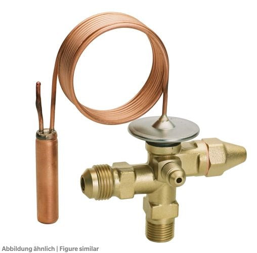 Ventilkörper Honeywell TMVX,R407C,o.MOP Bördel, Adsorberfüllung -30/+15