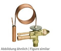 Ventilkörper Honeyw. TMVXBL R134a,o.MOP Bördel/Löt, -30/+15,Zollausführung