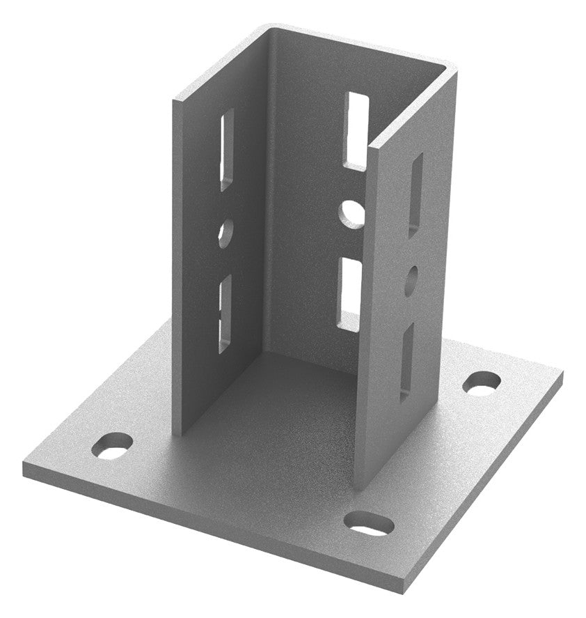 Walraven Profilfuß Maxx BP80 für Maxx-Profil 80 / fv 185x185x210mm | 6581818