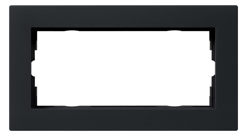 GIRA Rahmen 2f sw mt glas E2 1002095